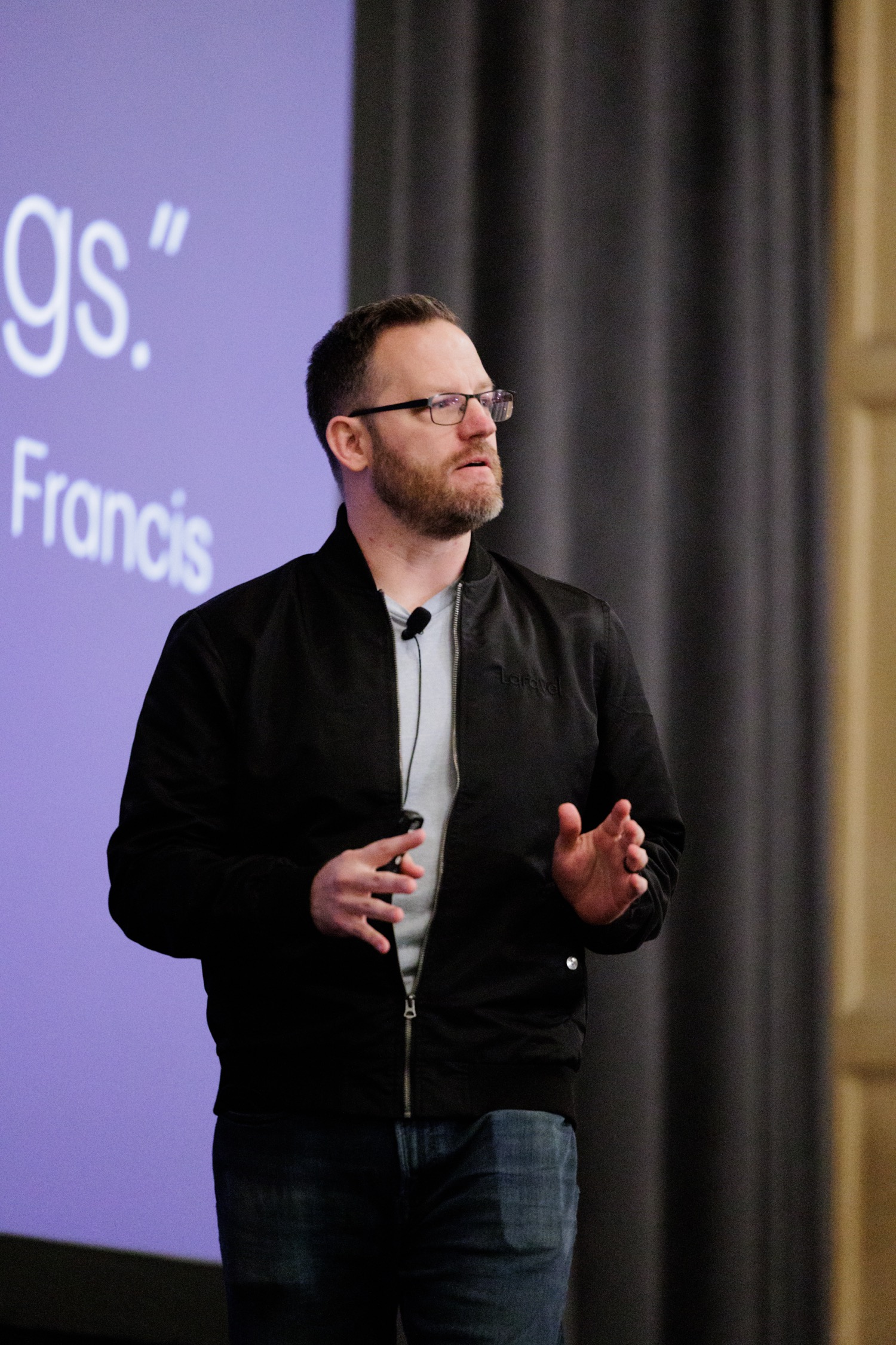 Kevin McKee presenting at WireLive